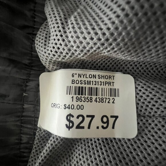 DSG Vintage Gray Camouflage Mens Athletic Shorts, XL - Picture 7 of 10